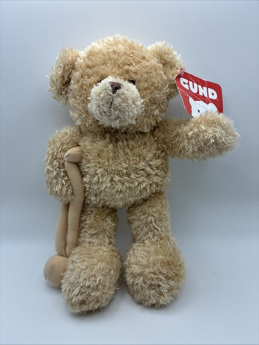 Gund Break A Leg Jr Plush Get Well Teddy Bear W/ Crutches 9" NWT No Cast!!